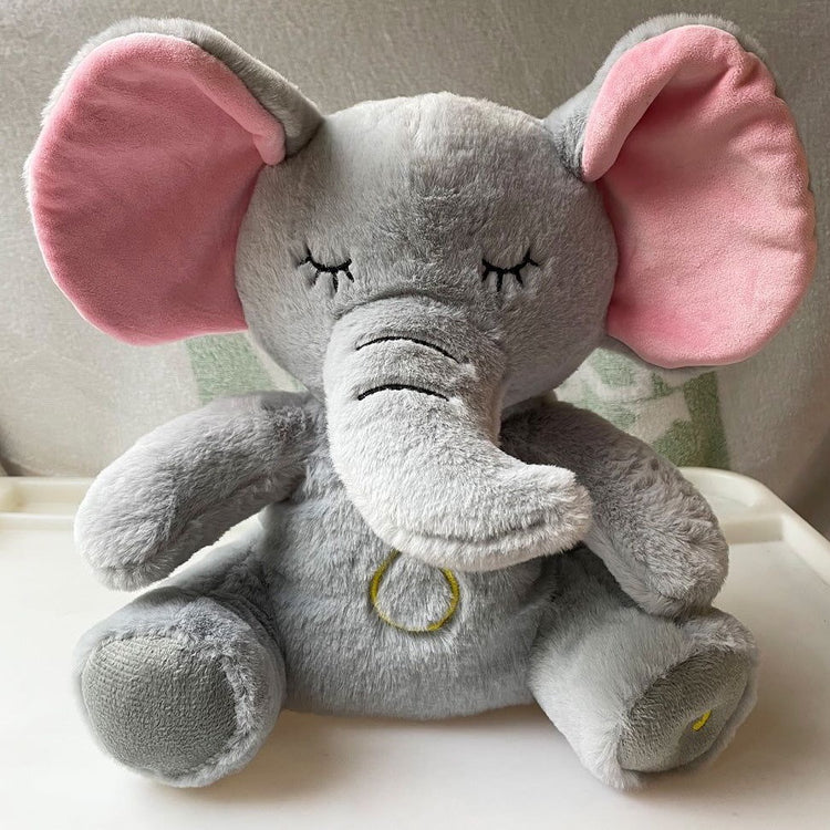 Elefante de Peluche para Relajación y Respiración Guiada