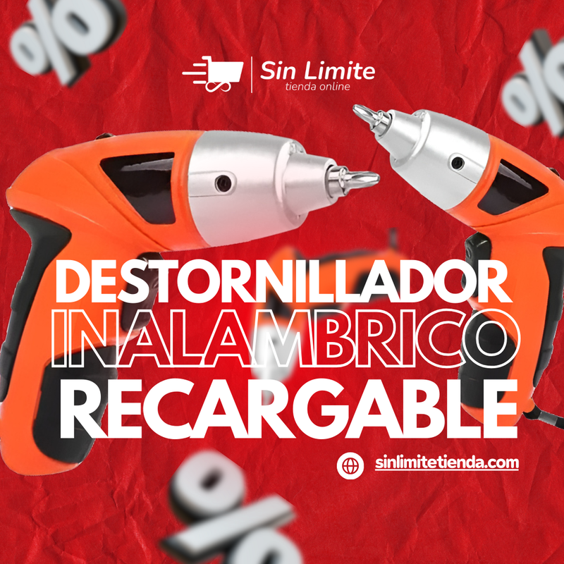 Destornillador Inalámbrico Recargable